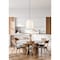 Z-Lite Weston Pendant, 6-Light, 24 In.W x 24 In.H, Matte Black/Cream 3502P24-MB - alternate 4